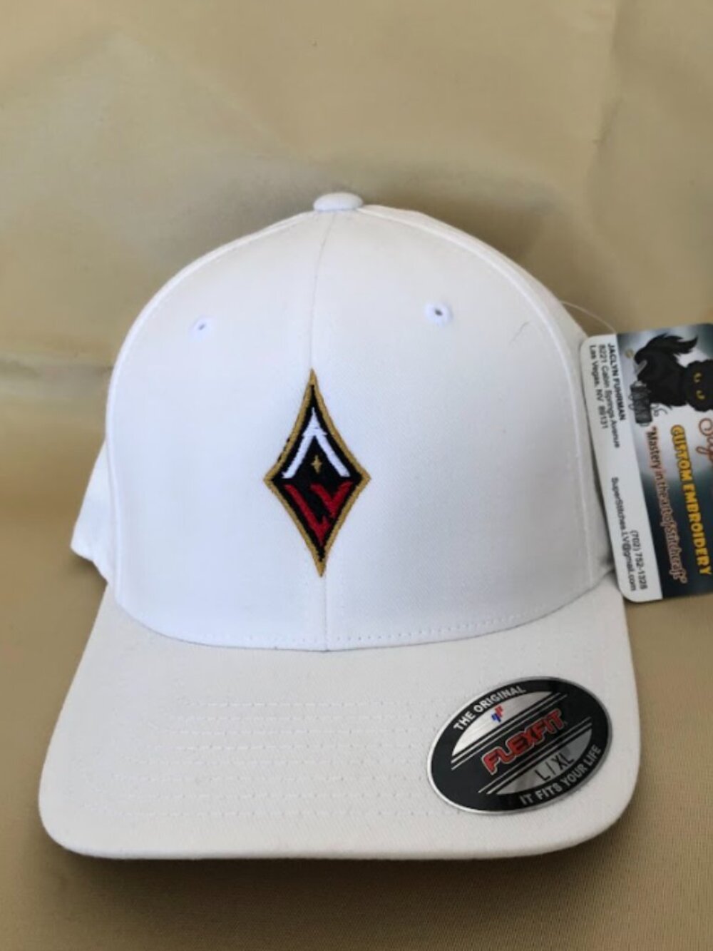 Las Vegas Aces White Snapback FlexFit Hats!